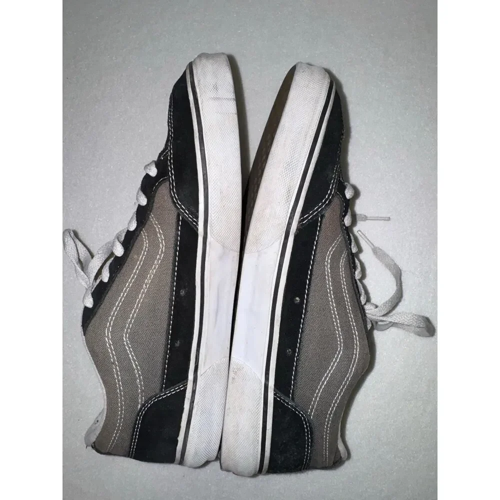 Vans Men's Bearcat Low Top Skate Sneaker Shoes Charcoal Black White 11 EU44.5